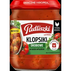 Pudliszki Klopsiki drobiowe w sosie włoskim Pudliszki 440g