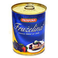 Prospona Frużelina Owoce Leśne W Żelu 380G