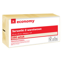 TG Economy Serwetka 33x33 cm, 2 warstwowa szan 250 sztuk