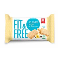 Wafle Fit&Free bez dodatku cukrów waniliowe 95 g