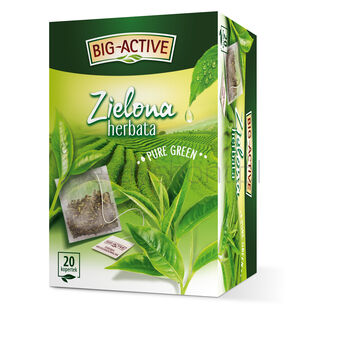 Big Active Herbata zielona Pure Green 20 Torebek