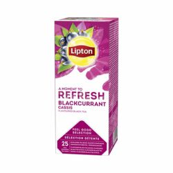 Lipton Herbata Feel Good Selection, Refresh, Czarna Porzeczka, 25 Kopert