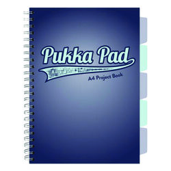 Pukka Pad kołozeszyt Navy A4 100 kartek w kratkę