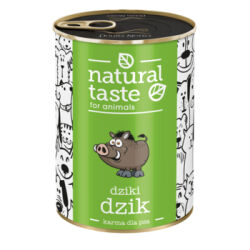 Dolina Noteci Natural Taste Puszka dla Psa Dziki Dzik 400g