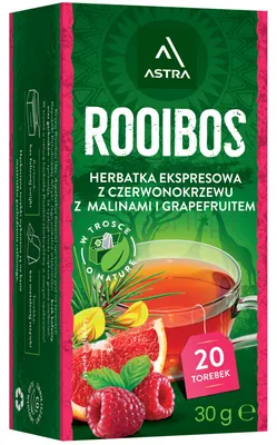 Astra Rooibos z maliną i grapefruitem 20 torebek