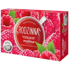 Rodzinna Herbatka Malina  Ekspresowa 100X2G(data przydatności 31.03.2027)