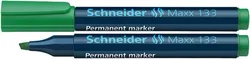 Schneider Marker Permanentny Maxx 133, Ścięty, 1-4Mm, Zielony 