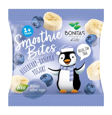 Liofilizowana przekąska borówka-banan-jogurt BIO 10 g