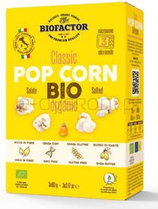 Popcorn z solą do mikrofalówki BEZGL. BIO 3 x 90 g