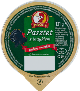 Profi Pasztet Z Indykiem 131G