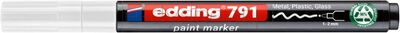 Marker olejowy e-791 EDDING, PCR, biały
