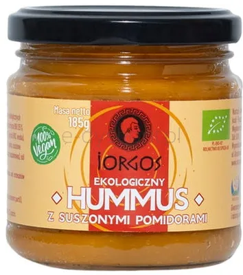 Hummus z suszonymi pomidorami BIO 185g