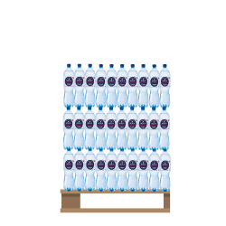 Woda Mineralna Aqua Polonia, Gazowana, 1,5L Pólpaleta 240 sztuk