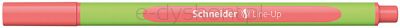 Schneider Cienkopis Line-Up, 0,4mm, koralowy [BIURO]