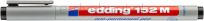 Edding Foliopis Zmywalny E-152 M 1Mm, Czarny  - 2