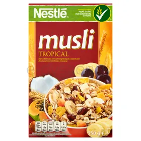Nestle Płatki Musli Tropikalne 350G 