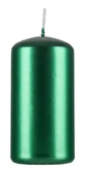 Świeca słupek DONAU HOME Standard Lakier, 50x100mm, 4 szt., zielony metaliczny połysk