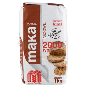 Stoisław Mąka Żytnia Typ 2000 Razowa 1 Kg