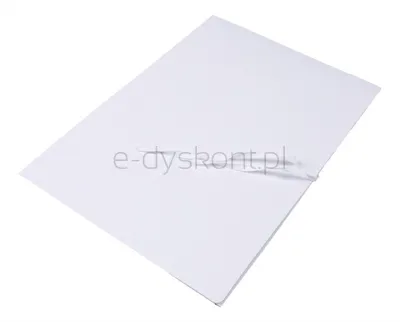 Office Products Teczka Wiązana Karton, A4, 300Gsm, 3-Skrz., Biała
