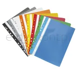 Donau Skoroszyt Pvc, A4, Twardy, 150/160Mikr., Wpinany, Czerwony  - 2