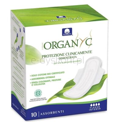 Organ(Y)C Podpaski sanitarne na noc 10szt BIO