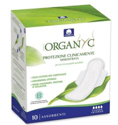 Organ(Y)C Podpaski sanitarne na noc 10szt BIO