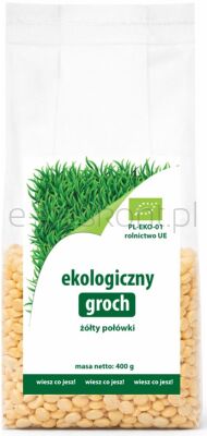 Ekologiko Groch żółty BIO 400 g