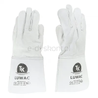 Rękawice TK LUWAC, spawalnicze, rozm. 10,5, białe