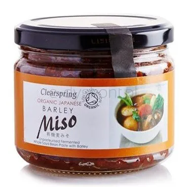 Clearspring Miso Jęczmienne Bio 300 G (Słoik)