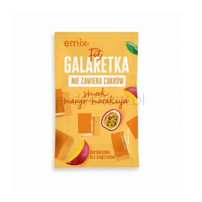 Galaretka FIT (bez cukru) mango-marakuja emix 25g