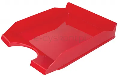 Office Products Szufladka Na Biurko Polistyren/Pp, A4, Czerwona