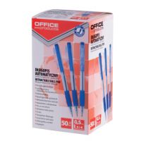 Office Products Długopis automatyczny , 0,7mm, niebieski [BIURO]