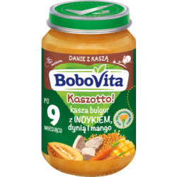 BoboVita Kaszotto! Kasza bulgur z indykiem dynią i mango po 9 miesiącu 190 g