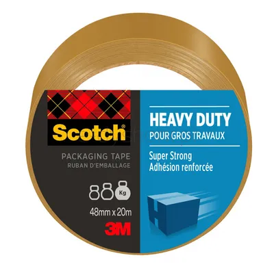 Taśma pakowa Scotch Heavy Duty, 48mm x 20.3m, 1szt., brązowa