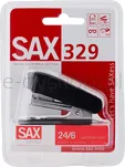 Zszywacz SAX329, zszywa do 20 kartek, czarny, zszywki GRATIS - 2
