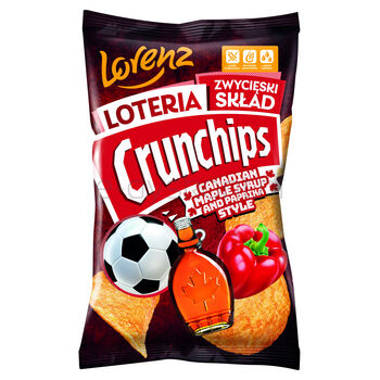 Crunchips Canadian Maple Syrup & Paprika 130g