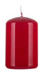 Donau HOME Świeca słupek Standard Gloss, 50x80mm, czerwony