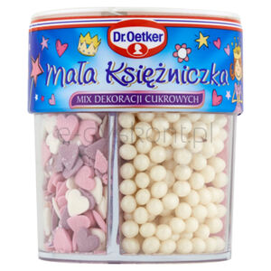 Dr.Oetker Mała Księżniczka Mix Dekoracji Cukrowych 78 G