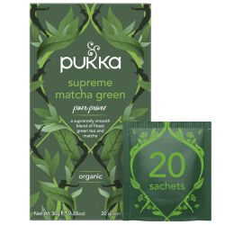 Pukka Herbata Supreme Matcha Green, 20 Kopert