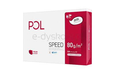 Polspeed Papier ksero A3, klasa C, 153CIE, 80gsm, 500ark.