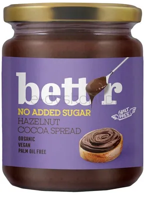 Krem orzechowo-kakaowy bez dodatku cukru BIO 250 g