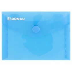 Donau Teczka kopertowa zatrzask, PP, A7, 180mikr., niebieska