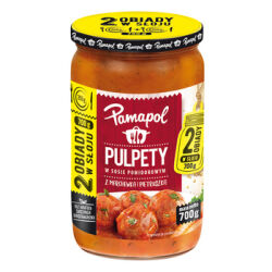 Pamapol Pulpety W Sosie Pomidorowym Z Marchewką I Pietruszką 700G - Dwa Obiady W Słoju