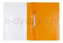 Office Products Skoroszyt, PP, A4, 2 otwory, 100/170mikr., wpinany, pomarańczowy  - 2