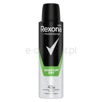Antyperspirant w aerozolu dla mężczyzn Rexona Quantum Dry 150ml