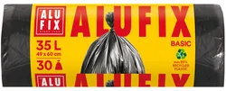 Worki na śmieci ALUFIX Economy, HDPE, 35l, 30 szt., czarna