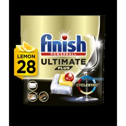 Finish Kapsułki Do Zmywarki Ultimate Plus Lemon 28 Szt.