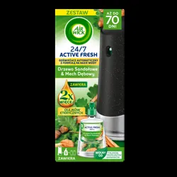 Air Wick Odświeżacz Powietrza Active Fresh Drzewo Sandałowe I Mech Dębowy Komplet 228 Ml