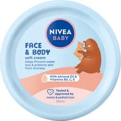 Nivea BABY Krem Pielęgnacyjny do twarzy i ciała 200 ml