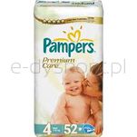 Pampers Pieluchy Premium Care, Rozmiar 4 (9-14 Kg), 52 Pieluchy - 2